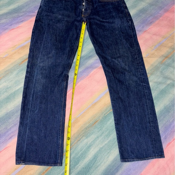 GUSTIN men’s blue jeans slim Fit size 35 denim - Picture 5 of 5